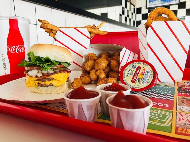 Crispy golden frys ready to eat