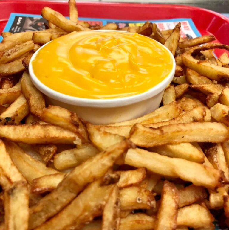 Loaded comfort food plate
